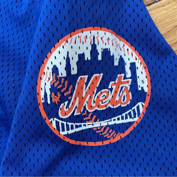 90’s Vintage Majestic MLB New York Mets Rico Brogna Mesh Baseball Jersey Used - Picture 4 of 6